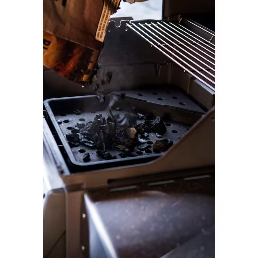 Cast Iron Charcoal and BBQ Smoker Tray