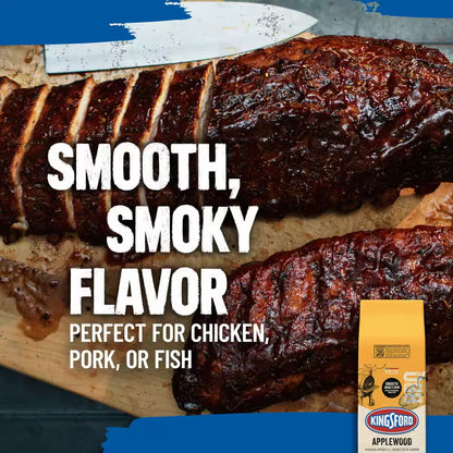 16 Lbs. Original BBQ Smoker Charcoal Grilling Briquettes with Applewood