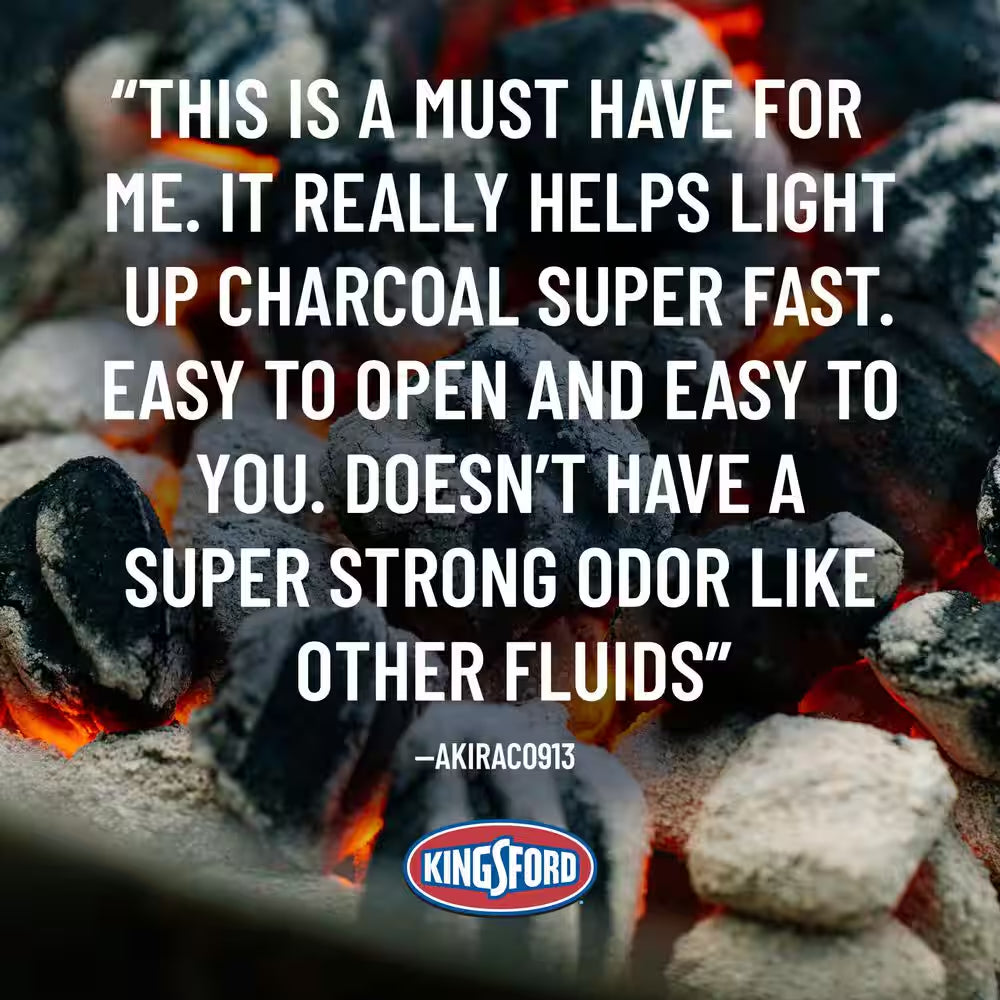 64 Oz. Odorless Charcoal Grilling Lighter Fluid