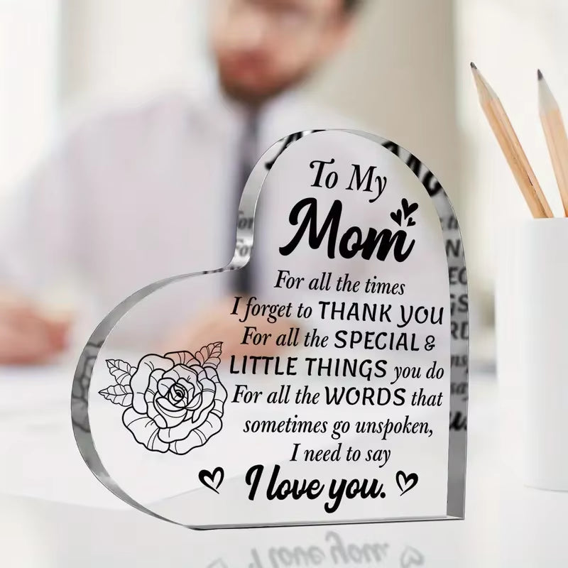 1Pc Mom Birthday Gifts for Mom I Love You Mom Mothers Day Gifts