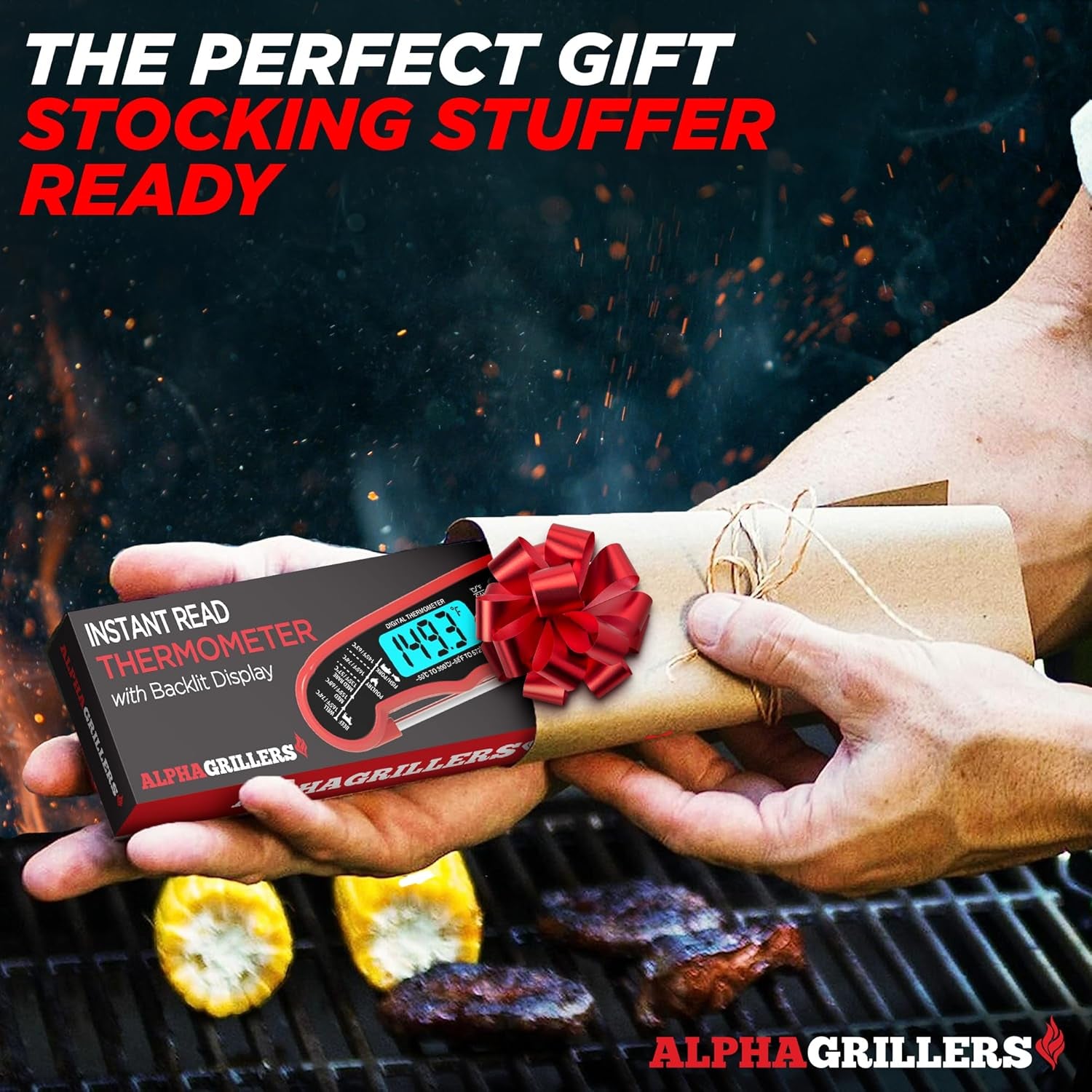 Meat Thermometer Digital - Instant Read Food Thermometer for Cooking and Grillin