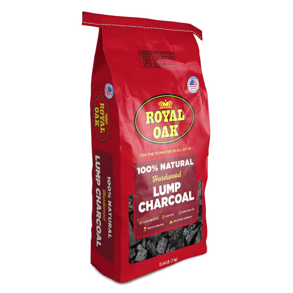 15.44 Lbs. 100% All Natural Hardwood Lump Charcoal