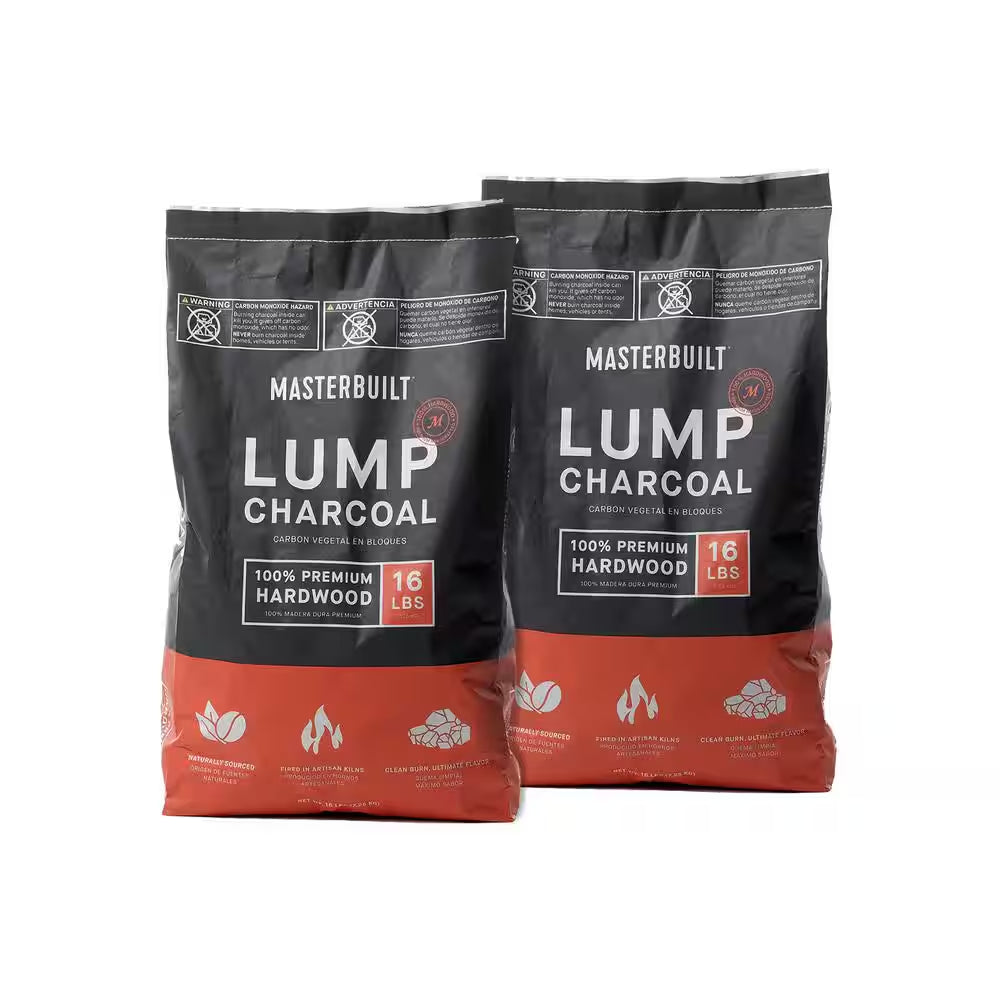(16 Lbs.) Lump Charcoal (2-Pack)