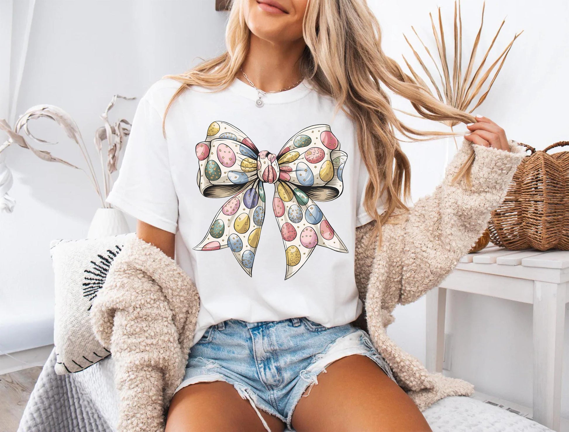 Easter Shirt and Sweatshirt, Coquette Easter Shirts, Easter Shirt for Kids, Easter T Shirt for Women